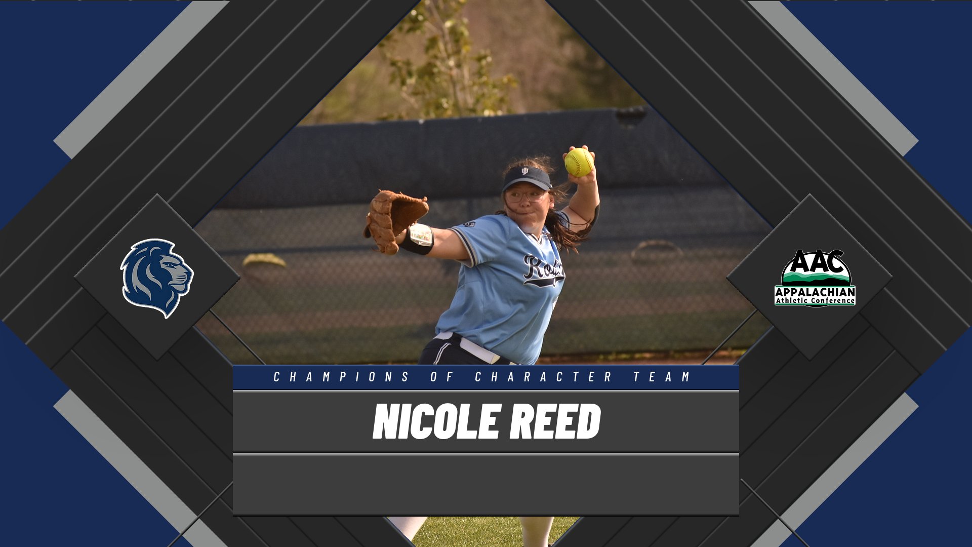 Nicole Reed Named to Champions of Character Team; 8 Royals named to All-Academic Team